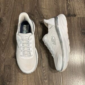 Skechers Women's Hands Free Swift Fit Athletic Mesh Sneaker White Womens Sz 9